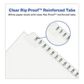 Avery Preprinted Legal Exhibit Side Tab Index Dividers, Avery Style, 25-Tab, 326 to 350, 11 x 8.5, White, 1 Set, (1343)
