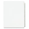 Avery Preprinted Legal Exhibit Side Tab Index Dividers, Avery Style, 25-Tab, 126 to 150, 11 x 8.5, White, 1 Set, (1335)