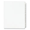 Avery Preprinted Legal Exhibit Side Tab Index Dividers, Avery Style, 25-Tab, 151 to 175, 11 x 8.5, White, 1 Set, (1336)