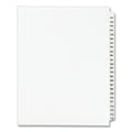 Avery Preprinted Legal Exhibit Side Tab Index Dividers, Avery Style, 25-Tab, 151 to 175, 11 x 8.5, White, 1 Set, (1336)