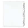 Avery Preprinted Legal Exhibit Side Tab Index Dividers, Avery Style, 25-Tab, 226 to 250, 11 x 8.5, White, 1 Set, (1339)