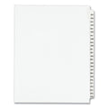 Avery Preprinted Legal Exhibit Side Tab Index Dividers, Avery Style, 25-Tab, 251 to 275, 11 x 8.5, White, 1 Set, (1340)