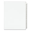 Avery Preprinted Legal Exhibit Side Tab Index Dividers, Avery Style, 25-Tab, 276 to 300, 11 x 8.5, White, 1 Set, (1341)