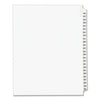 Avery Preprinted Legal Exhibit Side Tab Index Dividers, Avery Style, 25-Tab, 326 to 350, 11 x 8.5, White, 1 Set, (1343)