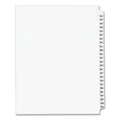 Avery Preprinted Legal Exhibit Side Tab Index Dividers, Avery Style, 25-Tab, 326 to 350, 11 x 8.5, White, 1 Set, (1343)