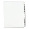 Avery Preprinted Legal Exhibit Side Tab Index Dividers, Avery Style, 25-Tab, 351 to 375, 11 x 8.5, White, 1 Set, (1344)