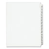 Avery Preprinted Legal Exhibit Side Tab Index Dividers, Avery Style, 25-Tab, 376 to 400, 11 x 8.5, White, 1 Set, (1345)
