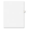 Avery Preprinted Legal Exhibit Side Tab Index Dividers, Avery Style, 26-Tab, J, 11 x 8.5, White, 25/Pack, (1410)