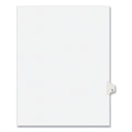 Avery Preprinted Legal Exhibit Side Tab Index Dividers, Avery Style, 26-Tab, S, 11 x 8.5, White, 25/Pack, (1419)
