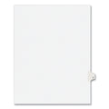 Avery Preprinted Legal Exhibit Side Tab Index Dividers, Avery Style, 26-Tab, T, 11 x 8.5, White, 25/Pack, (1420)