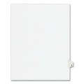 Avery Preprinted Legal Exhibit Side Tab Index Dividers, Avery Style, 26-Tab, V, 11 x 8.5, White, 25/Pack, (1422)