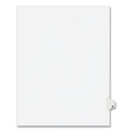 Avery Preprinted Legal Exhibit Side Tab Index Dividers, Avery Style, 26-Tab, W, 11 x 8.5, White, 25/Pack, (1423)