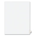 Avery Preprinted Legal Exhibit Side Tab Index Dividers, Avery Style, 26-Tab, Z, 11 x 8.5, White, 25/Pack, (1426)