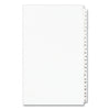 Avery Preprinted Legal Exhibit Side Tab Index Dividers, Avery Style, 25-Tab, 1 to 25, 14 x 8.5, White, 1 Set, (1430)