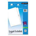 Avery Preprinted Legal Exhibit Side Tab Index Dividers, Avery Style, 26-Tab, 26 to 50, 14 x 8.5, White, 1 Set