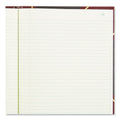 National Texthide Eye-Ease Record Book, Black/Burgundy/Gold Cover, 10.38 x 8.38 Sheets, 300 Sheets/Book