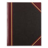 National Texthide Eye-Ease Record Book, Black/Burgundy/Gold Cover, 10.38 x 8.38 Sheets, 150 Sheets/Book