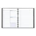 Blueline NotePro Undated Daily Planner, 9.25 x 7.25, Black Cover, Undated