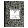 National Composition Book, Quadrille Rule, Black Marble Cover, 10 x 7.88, 80 Sheets