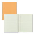 National Single-Subject Wirebound Notebooks, 1 Subject, Narrow Rule, Brown Cover, 10 x 8, 80 Eye-Ease Green Sheets