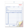 Rediform Sales Book, Three-Part Carbonless, 5.5 x 7.88, 1/Page, 50 Sets/Book
