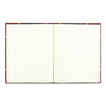 National Texthide Eye-Ease Record Book, Black/Burgundy/Gold Cover, 10.38 x 8.38 Sheets, 300 Sheets/Book