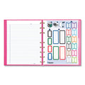 Blueline Pink Ribbon NotePro Notebook, 1 Subject, Narrow Rule, Bright Pink Cover, 9.25 x 7.25, 75 Sheets
