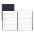 Blueline Business Notebook with Self-Adhesive Labels, 1 Subject, Medium/College Rule, Blue Cover, 9.25 x 7.25, 192 Sheets