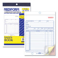 Rediform Sales Book, Three-Part Carbonless, 5.5 x 7.88, 1/Page, 50 Sets/Book