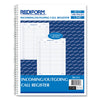 Rediform Wirebound Call Register, 8.5 x 11, 1/Page, 3.700 Forms