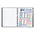 Blueline NotePro Notebook, 1 Subject, Narrow Rule, Black Cover, 9.25 x 7.25, 75 Sheets