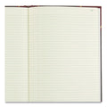 National Texthide Eye-Ease Record Book, Black/Burgundy/Gold Cover, 14.25 x 8.75 Sheets, 300 Sheets/Book