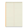 National Standard Spiral Steno Pad, Gregg Rule, Brown Cover, 80 Eye-Ease Green 6 x 9 Sheets