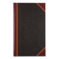 National Texthide Record Book, 1 Subject, Medium/College Rule, Black/Burgundy Cover, 14 x 8.5, 500 Sheets