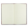 National Texthide Eye-Ease Record Book, Black/Burgundy/Gold Cover, 14.25 x 8.75 Sheets, 300 Sheets/Book
