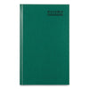 National Emerald Series Account Book, Green Cover, 12.25 x 7.25 Sheets, 300 Sheets/Book