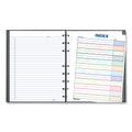 Blueline NotePro Notebook, 1 Subject, Narrow Rule, Black Cover, 9.25 x 7.25, 75 Sheets