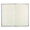 National Texthide Record Book, 1 Subject, Medium/College Rule, Black/Burgundy Cover, 14 x 8.5, 500 Sheets