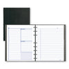Blueline NotePro Undated Daily Planner, 9.25 x 7.25, Black Cover, Undated