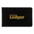 National Four-Ring Ledger Binder Kit with A-Z Index, Black Cover, 8.5 x 5 Debit-Credit-Balance Sheets, 100 Sheets/Book