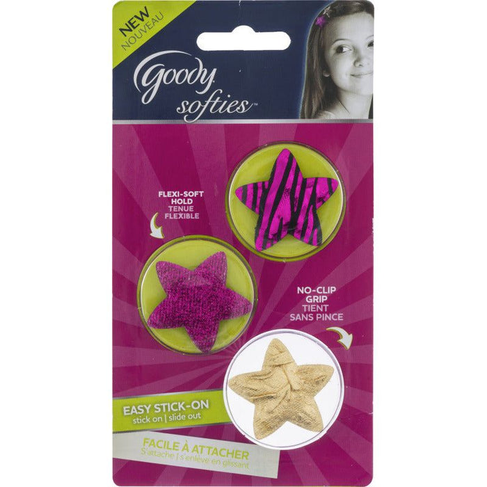 Goody Softies Velcro Barrette Star 2Ct 060 Desc by Pasteur Pharmacy