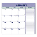 Blueline Monthly Desk Pad Calendar, 21.25 x 16, White/Blue/Green Sheets, Black Binding, Black Corners, 12-Month (Jan to Dec): 2023