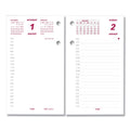 Brownline Daily Calendar Pad Refill, 6 x 3.5, White/Burgundy/Gray Sheets, 2023
