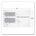 TOPS 1099 Double Window Envelope, Commercial Flap, Gummed Closure, 5.63 x 9, White, 24/Pack
