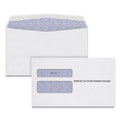 TOPS W-2 Laser Double Window Envelope, Commercial Flap, Gummed Closure, 5.63 x 9, White, 24/Pack