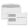 TOPS 1099 Double Window Envelope, Commercial Flap, Gummed Closure, 5.63 x 9, White, 24/Pack