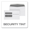 TOPS W-2 Laser Double Window Envelope, Commercial Flap, Gummed Closure, 5.63 x 9, White, 50/Pack