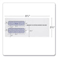 TOPS 1099 Double Window Envelope, Commercial Flap, Gummed Closure, 3.75 x 8.75, White, 24/Pack