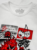 Mtn Dew Code Red Comic Book T-Shirt - White by Tee Luv