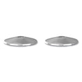 Tatco Adjusta-Tape Crowd Control Stanchion Base Only, Polished Aluminum, 14" Diameter, Silver, 2/Box